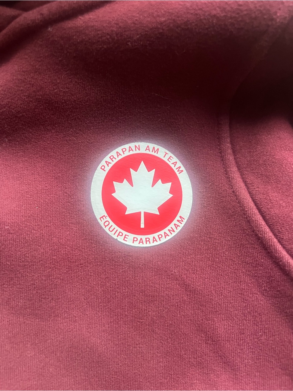 Rare Lululemon Team Canada Parapan Am Team Olympic Hoodie Size 8 - Picture 3 of 8